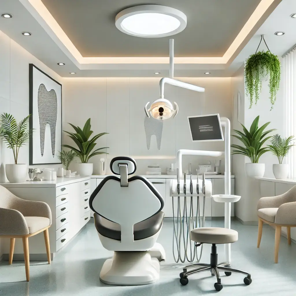 A modern and clean-dental office interior.